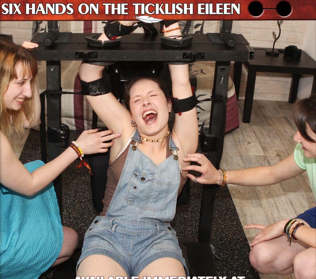 Six Hands On The Ticklish Eileen Genuine Tickling